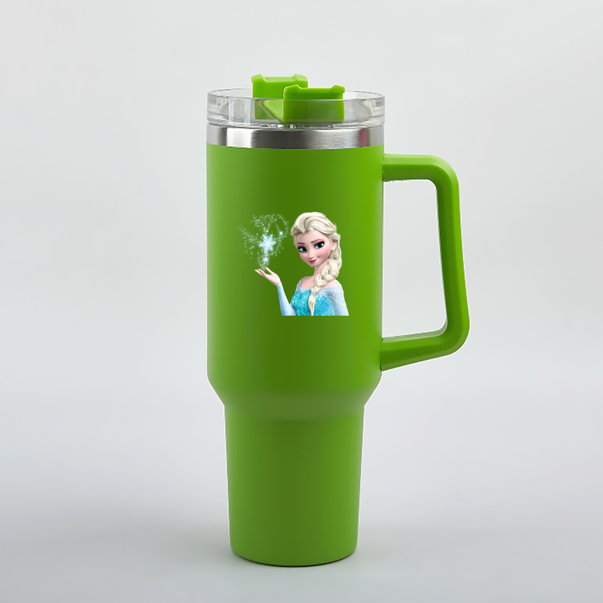 （画像用） アナと雪の女王 アンナ エルサ Frozen Anna Elsa 1200mL車用タンブラー（カラープリント）